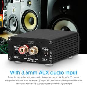 img 1 attached to 🔊 Nobsound 100W Subwoofer Amplifier: Digital Power Sub Amp for Immersive Bass Audio (Black)