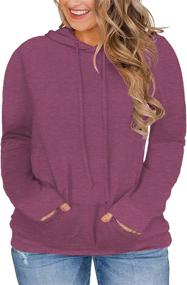 img 4 attached to 👚 Stylish and Comfortable: VISLILY Women's Plus-Size Hoodies Sweatshirts with Pockets