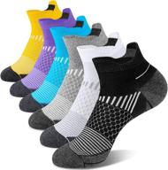 🧦 omnifit women's ankle socks, 6-pack cotton athletic low cut sport socks for running, walking, hiking логотип