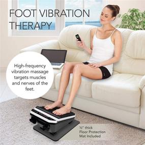 img 1 attached to 🦶 Daiwa Felicity Foot Massager Machine - Vibrating Foot Massager for Effective Neuropathy & Arthritis Pain Relief - Therapeutic Vibration Plate for Electric Foot Massager, Alleviating Plantar Fasciitis