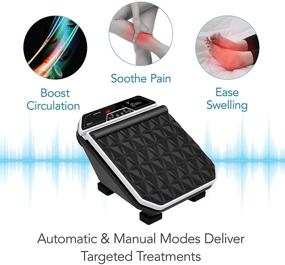 img 3 attached to 🦶 Daiwa Felicity Foot Massager Machine - Vibrating Foot Massager for Effective Neuropathy & Arthritis Pain Relief - Therapeutic Vibration Plate for Electric Foot Massager, Alleviating Plantar Fasciitis