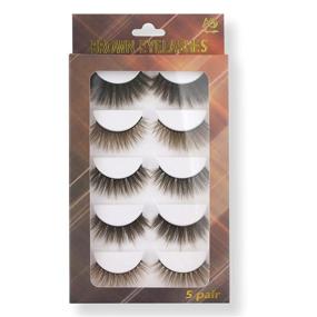 img 1 attached to Natural Eyelashes Dramatic Wispies Handmade