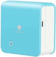 🍦 phomemo m02pro 300dpi mini pocket printer - compact bluetooth thermal printer for iphone & android, wireless portable photo printer – ice cream green logo