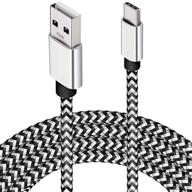 🔌 deego 15ft кабель зарядного устройства usb type c: длинный usb c кабель для google pixel 4 xl, samsung s10 s9 plus s8, galaxy note 10, lg v30 - плетеный нейлоновый кабель для зарядки type c для nintendo switch macbook логотип