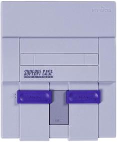 img 1 attached to Улучшенный чехол Retroflag SUPERPI CASE UCase NESPI CASE SNES с отзывчивой кнопкой включения и кнопкой сброса, включая радиатор и вентилятор для Raspberry Pi 3 B+ & Raspberry Pi 3/2 Model B/B+