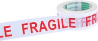 📦 juvale fragile warning adhesive tape logo