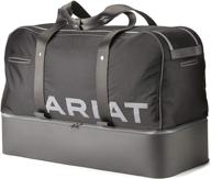 ariat duffle boot black grey logo