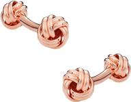 набор манжетных кнопок cuff daddy rose gold в коробке для подарка логотип