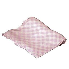 img 2 attached to 👶 Top-rated Pink Gingham Applesauce Rayon Swaddle Blanket: Soft, Stylish and Functional