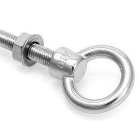 img 1 attached to 🔩 Premium-Quality QWORK Threaded Eyebolts in Durable Stainless Steel