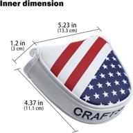 🏌️ craftsman golf usa mallet putter cover headcover - enhanced for scotty cameron odyssey logo