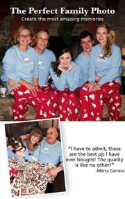 img 1 attached to 🎄 Comfortable and Cozy PajamaGram Christmas Pajamas for the Whole Family
