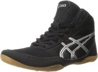 👟 asics matflex 5 gs wrestling shoe: perfect fit for little kid/big kid wrestlers logo