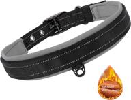 🐶 kasbah reflective dog collar: neoprene padded, adjustable heavy duty collar for all breeds - breathable nylon pet collar logo