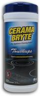 🧽 cerama bryte 23635 0 touchup wipes for smooth top ranges-40 ct: easy cleaning solution for a spotless, white appliance surface logo