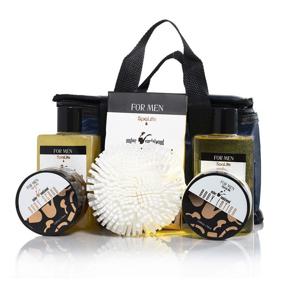 img 3 attached to 🧖 SpaLife Men's Sandalwood Gift Set - All Natural Bath and Body Products with Luxury Spa Experience