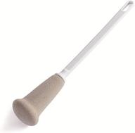 🧽 sponge brush with long handle for cleaning bottles - ideal for water bottles, baby bottles, vases, wine/whiskey glass, cups - non-scratch washing scrubber (grey) логотип