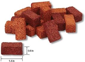 img 3 attached to 🧱 FloraCraft Foam 285 Piece Project Bricks Landmark Edition - Red, 0.6" x 0.6" x 1.4": Perfect for DIY Crafts