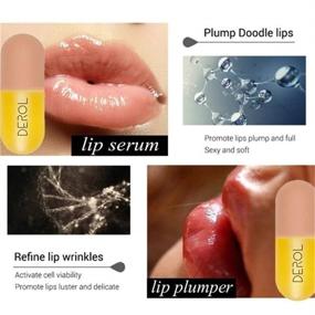 img 3 attached to Plump Up Your Pout with Natural Lip Plumper: Hydrating Lip Serum, Enhancer & Balm for Fuller, Moisturized Beauty Lips – 5.5ml