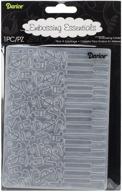 darice embossing folder - piano notes design, 4.25 by 5.75-inch for crafts & diy projects logo