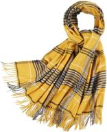 🧣 cashmere yellow blanket: premium women's accessories in scarves & wraps by pinctrot logo