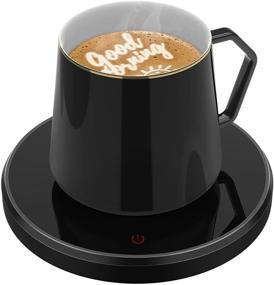 img 4 attached to ☕ Desk Coffee Warmer: Auto Shut Off, ANBANGLIN Smart Mug Warmer for Coffee, Tea, Milk - Candle Wax Cup Heater Plate - Great Gift (Mug Not Included)