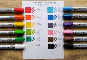 Carmel Liquid Chalk Marker Medium Tip, Pack of 10 (Assorted Colors