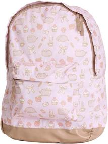 img 1 attached to 🎒 Stylish and Functional Over Print Pusheen Backpack Standard for Ultimate Convenience