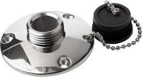 img 2 attached to 🚿 Устройство для морской очистки Sea Dog Line Washdown Water Outlet из нержавеющей стали: идеальное решение для эффективной морской очистки