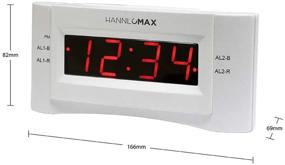 img 3 attached to HANNLOMAX HX 136CR Alarm Display Charging Home Audio for Compact Radios & Stereos