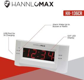 img 2 attached to HANNLOMAX HX 136CR Alarm Display Charging Home Audio for Compact Radios & Stereos