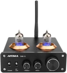 img 4 attached to 🔊 AIYIMA Tube T2 6J1 Tube Preamplifier: HiFi Bluetooth 5.0 Vacuum Tube Preamp