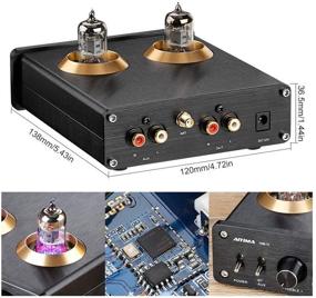 img 3 attached to 🔊 AIYIMA Tube T2 6J1 Tube Preamplifier: HiFi Bluetooth 5.0 Vacuum Tube Preamp