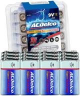 acdelco alkaline batteries recloseable package household supplies in household batteries logo