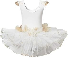 img 3 attached to Meeyou Little Flower Ovelay Ballet Girls' Clothing