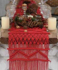 img 3 attached to 🌿 Exquisite Macrame Wedding Kitchen Dining Runners