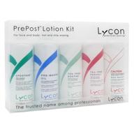🧴 lycon pre and post waxing lotion kit - complete pre waxing treatment set with 5 x 125ml bottles logo