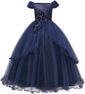 👗 applique princess girls' dresses for weddings, birthdays, and special occasions by ttyaovo logo