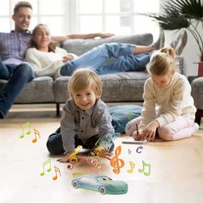 img 1 attached to 📱 Детский игрушечный телефон-автомобиль с проекцией Enthusiasm Kids, игрушки для детей - интеллектуальные музыкальные светоизлучающие телефоны для малышей от 1 до 6 лет, для девочек и мальчиков.