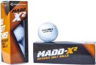 🏌️ take your game further with madd-x2 distance premium golf balls - unlock unparalleled speed and distance on the tee! logo