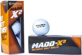 img 4 attached to 🏌️ Take Your Game Further with MADD-X2 Distance Premium Golf Balls - Unlock Unparalleled Speed and Distance on the Tee!