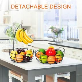 img 3 attached to 🍌 Enhance Your Kitchen with Auledio's Stylish Banana Counter Basket