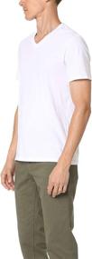img 2 attached to 👕 Cotton Sleeve V Neck Men's T-Shirts & Tanks - Vince Favorite Clothing