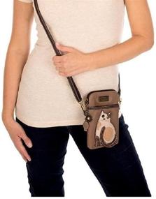 img 2 attached to 👜 CHALA Crossbody Wristlet: Stylish Adjustable Chihuahua Women's Handbags & Wallets – A Perfect Blend of Fashion and Functionality