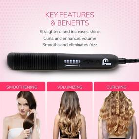 img 1 attached to Profashion The Almighty Thermal Styling Comb: Ultimate Hair Tool for Styling, Straightening, and Curling - Perfect for Thick Hair & Hairstylists!