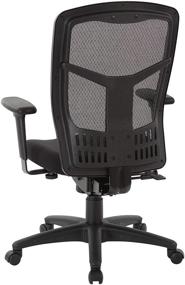 img 2 attached to 🪑 High Back ProGrid Managers Chair with FreeFlex Seat, Adjustable Arms, 3-Position Locking Tilt Control, Seat Slider - Black