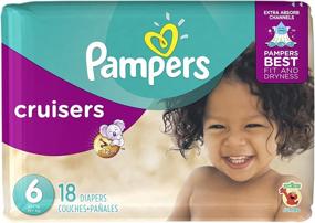 img 1 attached to 🩺 Pampers Cruisers Size 6 Disposable Diapers, JUMBO Pack of 18