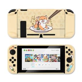 img 4 attached to GeekShare | Slim Protective Case Compatible with Nintendo Switch and Joy Con | Shock-Absorption & Anti-Scratch | Shiba Inu Design