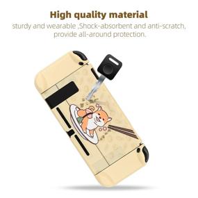 img 2 attached to GeekShare | Slim Protective Case Compatible with Nintendo Switch and Joy Con | Shock-Absorption & Anti-Scratch | Shiba Inu Design