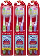 🦷 enhance your oral care with colgate plus soft toothbrushes and tongue cleaner - 6 count" logo